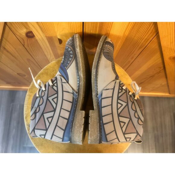 GOBY Owl Ankle Boot Size 39 8.5 Tan Brown Hayward Lace Up - Picture 6 of 10